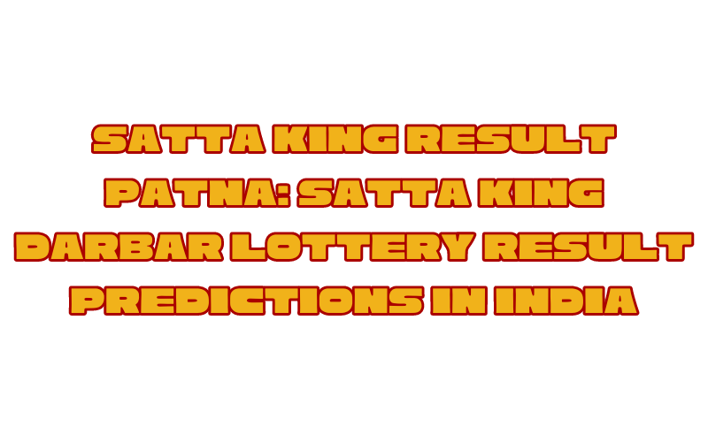 satta king result patna